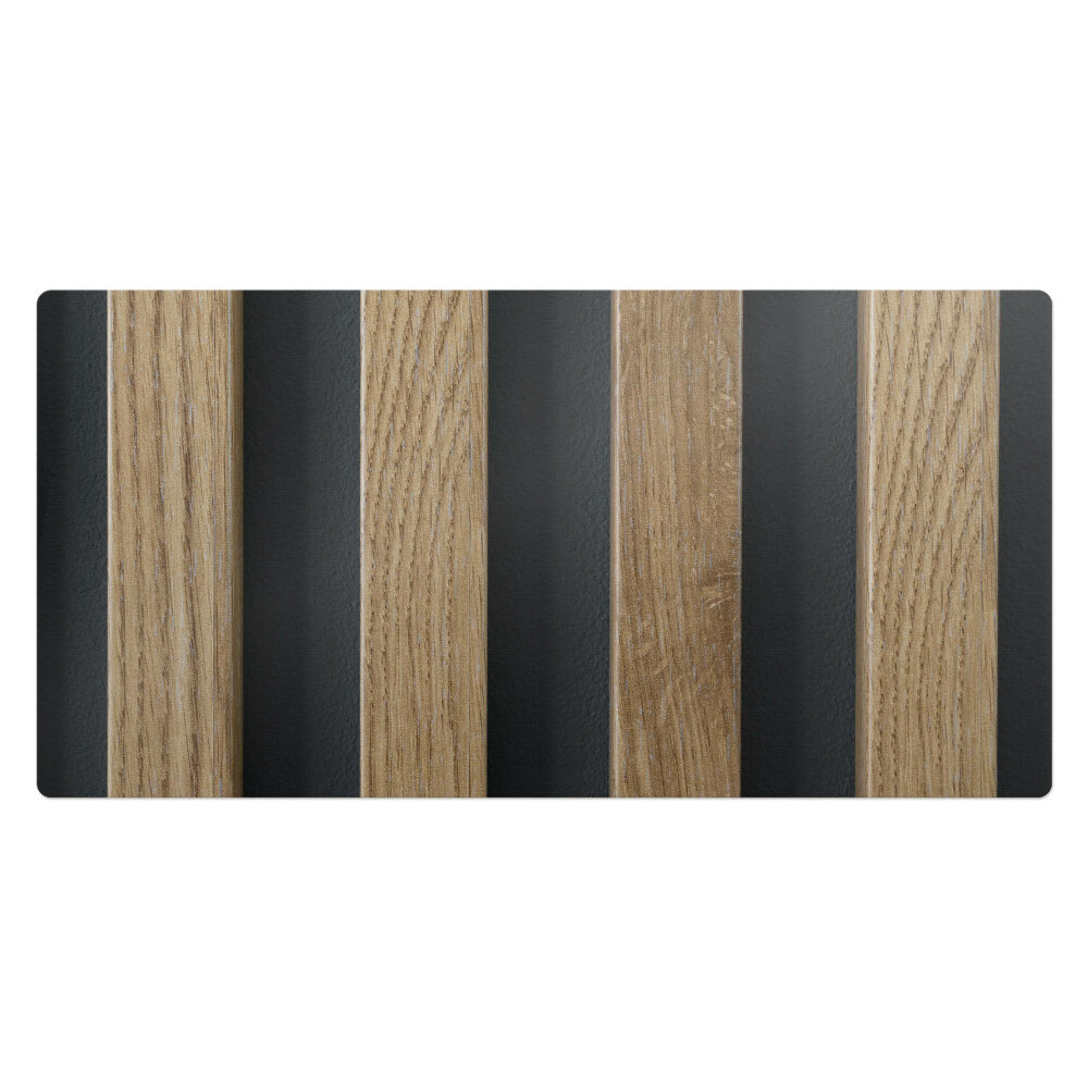 Podkładka na całe biurko Drewniane lamele