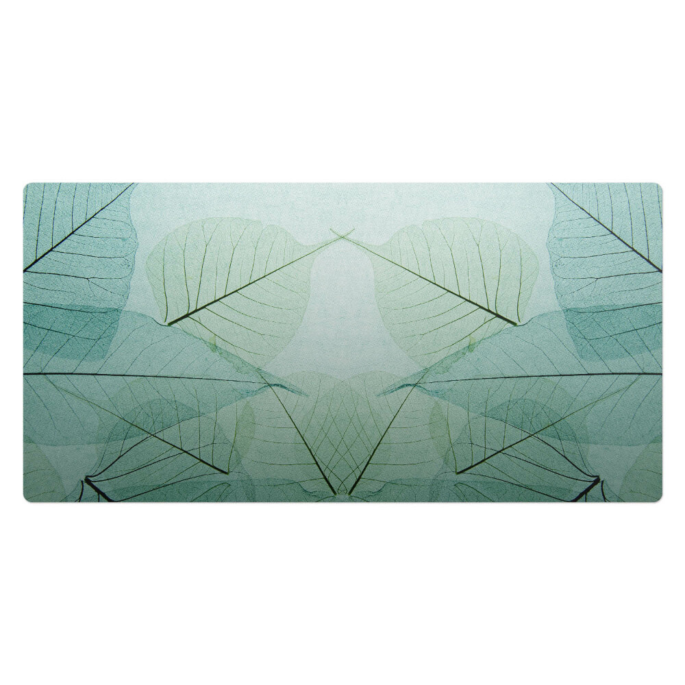 Mata ochronna na biurko Liście w symetrii