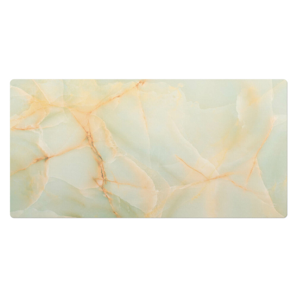 Mata na biurko Marmurowe żyłki