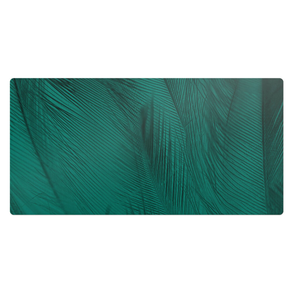 Duża podkładka na biurko dla dzieci Pióra w odcieniach