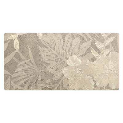 Duża podkładka na biurko dla dzieci Tropikalne liście retro