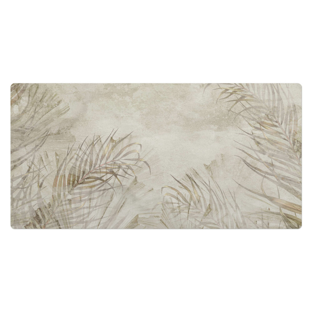 Duża podkładka na biurko dla dzieci Delikatne liście tła