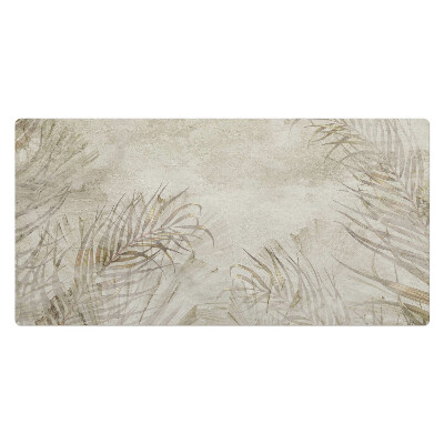 Duża podkładka na biurko dla dzieci Delikatne liście tła