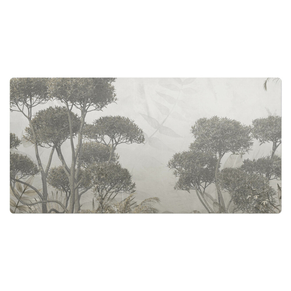 Duża podkładka ochronna na biurko Subtelny las tropików