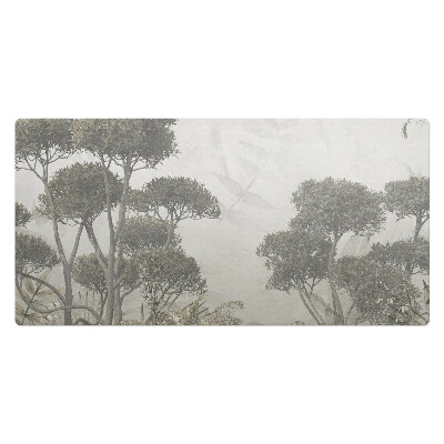 Duża podkładka ochronna na biurko Subtelny las tropików