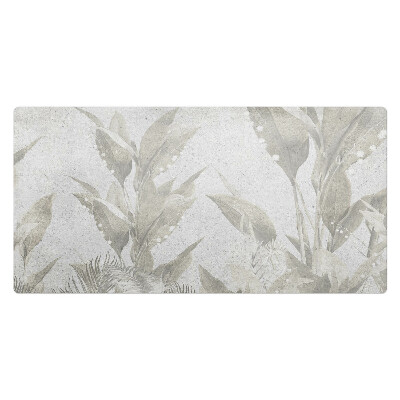 Duża podkładka na biurko dla dzieci Subtelne liście retro