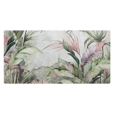 Podkładka na całe biurko Tropikalne liście