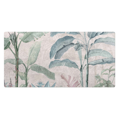 Duża podkładka na biurko dla dzieci Egzotyczne liście