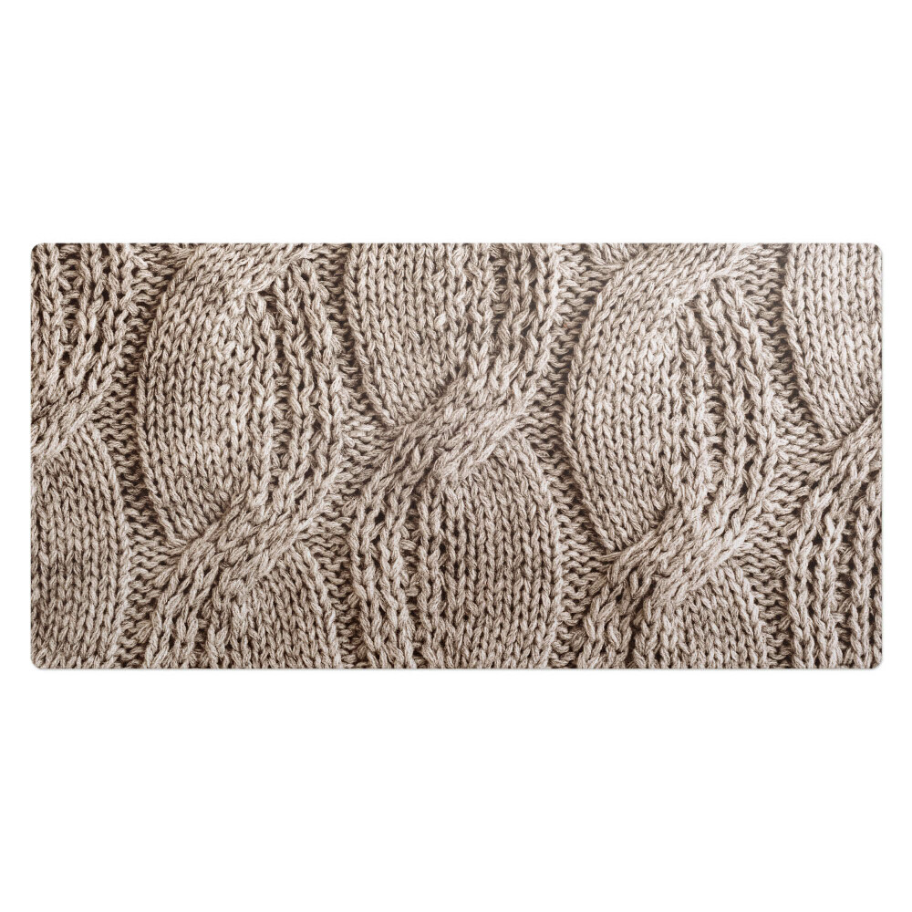 Duża podkładka na biurko dla dzieci Pleciony wzór swetra