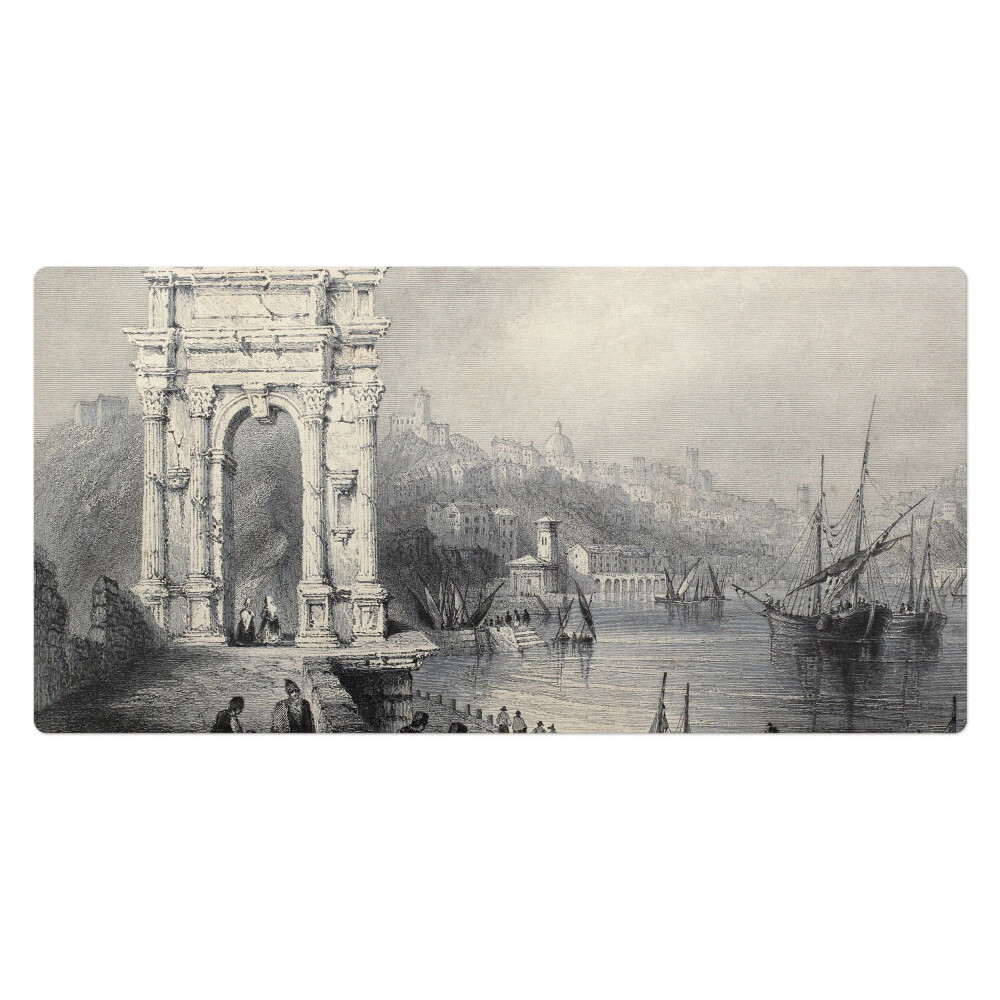 Podkładki na całe biurko Antyczna brama i port