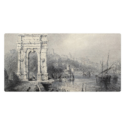 Podkładki na całe biurko Antyczna brama i port