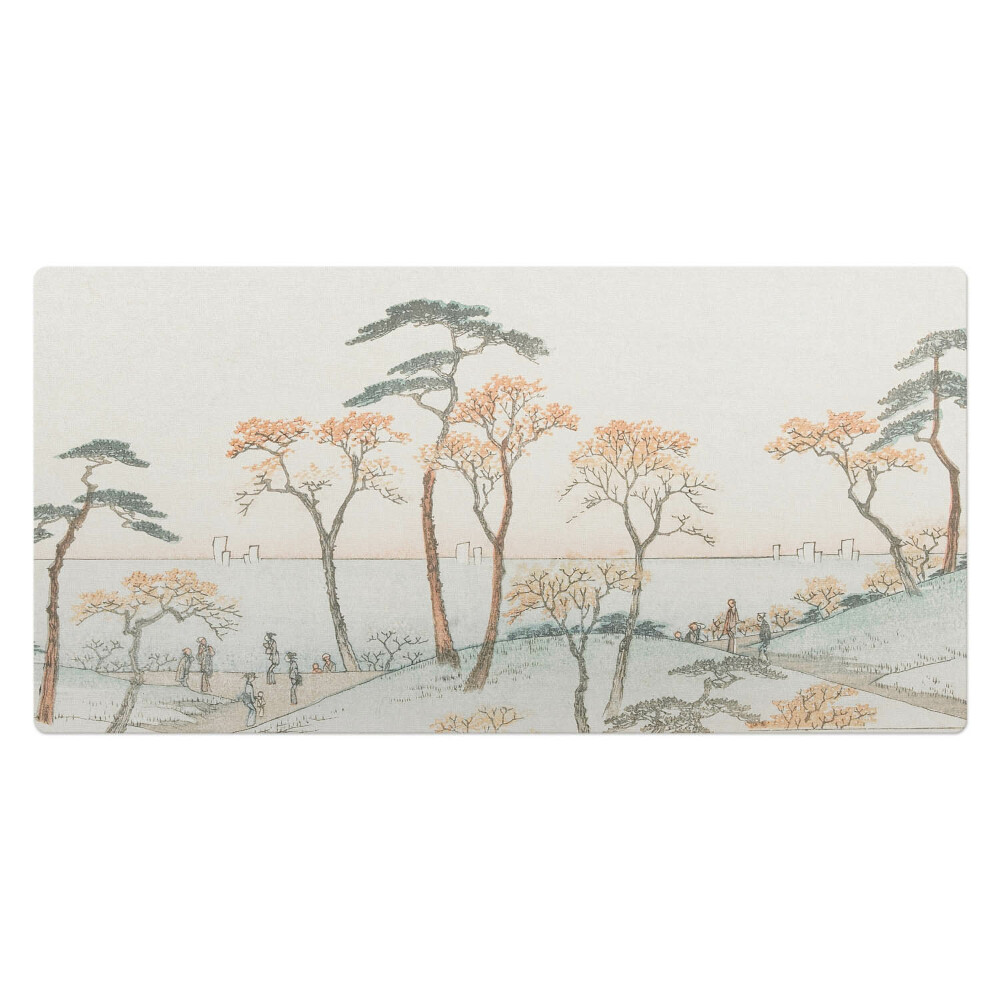 Duża podkładka ochronna na biurko Drzewa nad wodą