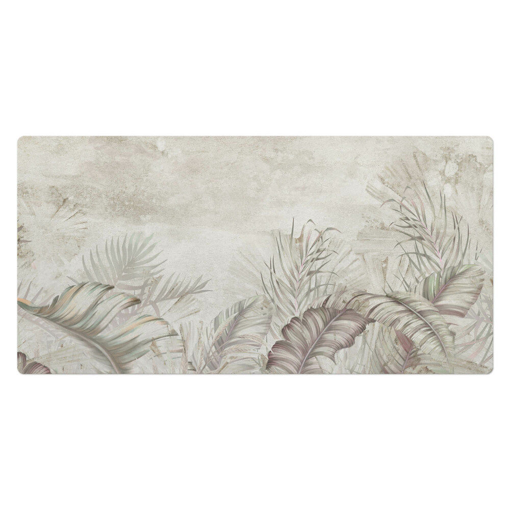 Mata ochronna na biurko Pastelowe liście