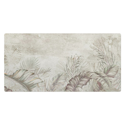 Mata ochronna na biurko Pastelowe liście