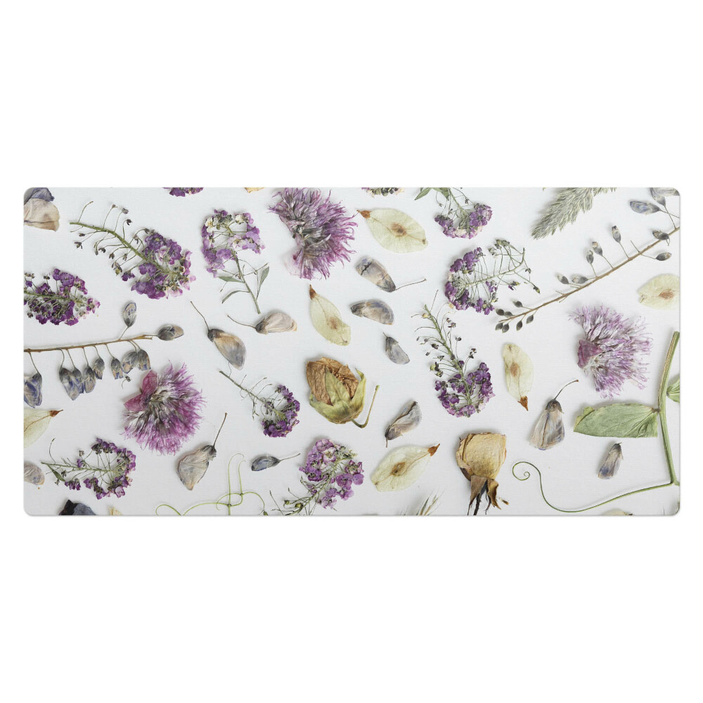 Duża podkładka na biurko dla dzieci Suszone kwiaty układanka