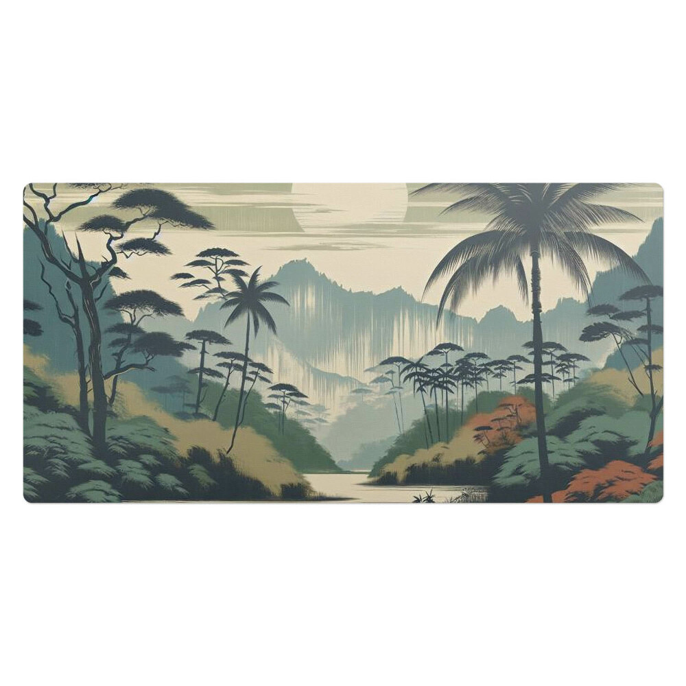 Duża podkładka na biurko dla dzieci Tropikalny krajobraz