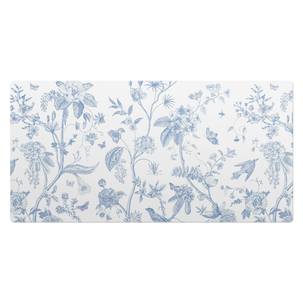 Mata ochronna na biurko Kwiatowy wzór vintage