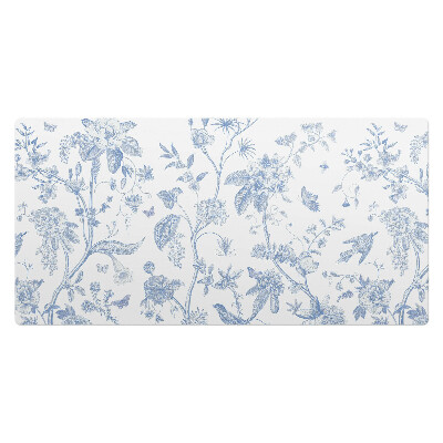 Mata ochronna na biurko Kwiatowy wzór vintage