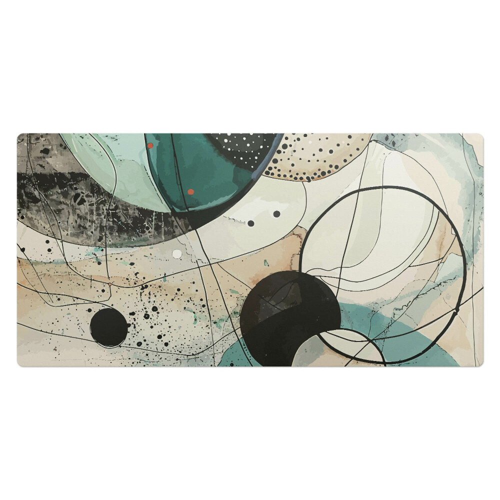 Podkład ochronny na biurko Abstrakcyjne koła