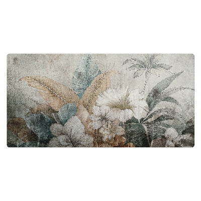 Duża podkładka na biurko dla dzieci Kwiatowy wzór vintage