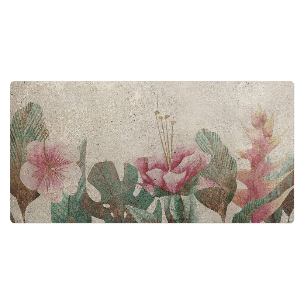 Duża podkładka na biurko Kwiatowy wzór vintage