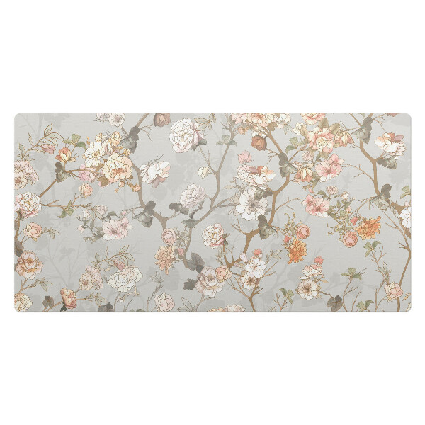 Mata ochronna na biurko Kwiatowy ornament