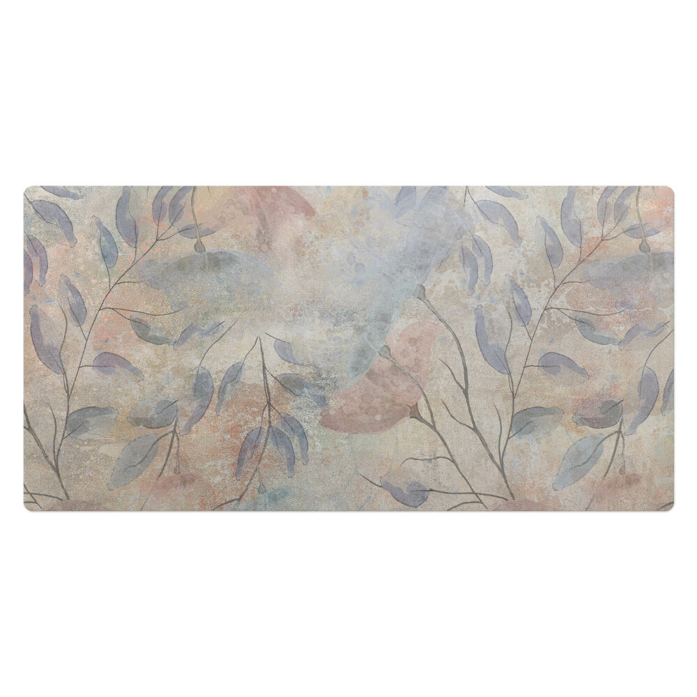 Mata na biurko Delikatne liście tła