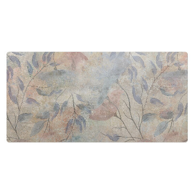 Mata na biurko Delikatne liście tła