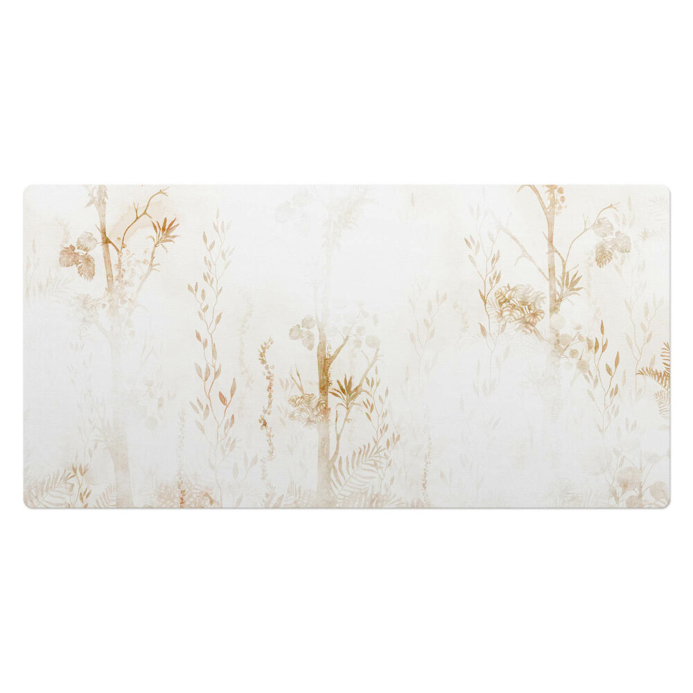 Duża podkładka ochronna na biurko Subtelna flora