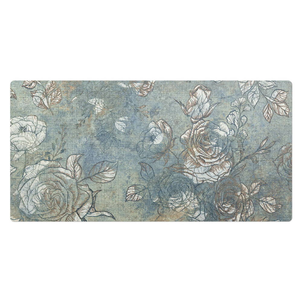 Podkładka na całe biurko Kwiatowy wzór vintage