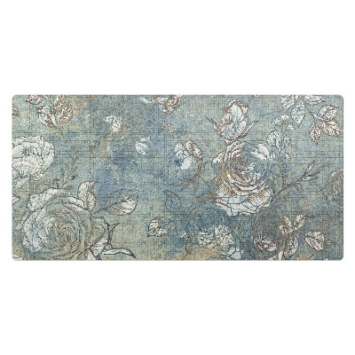 Podkładka na całe biurko Kwiatowy wzór vintage