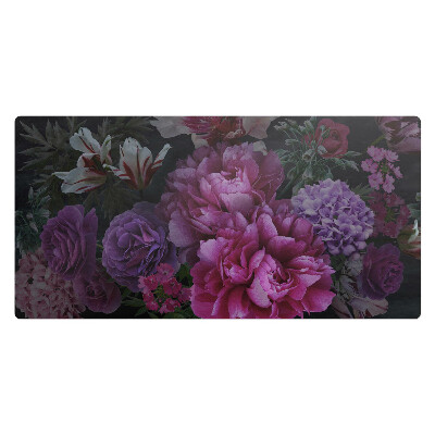 Duża podkładka na biurko dla dzieci Kwiaty w ciemności