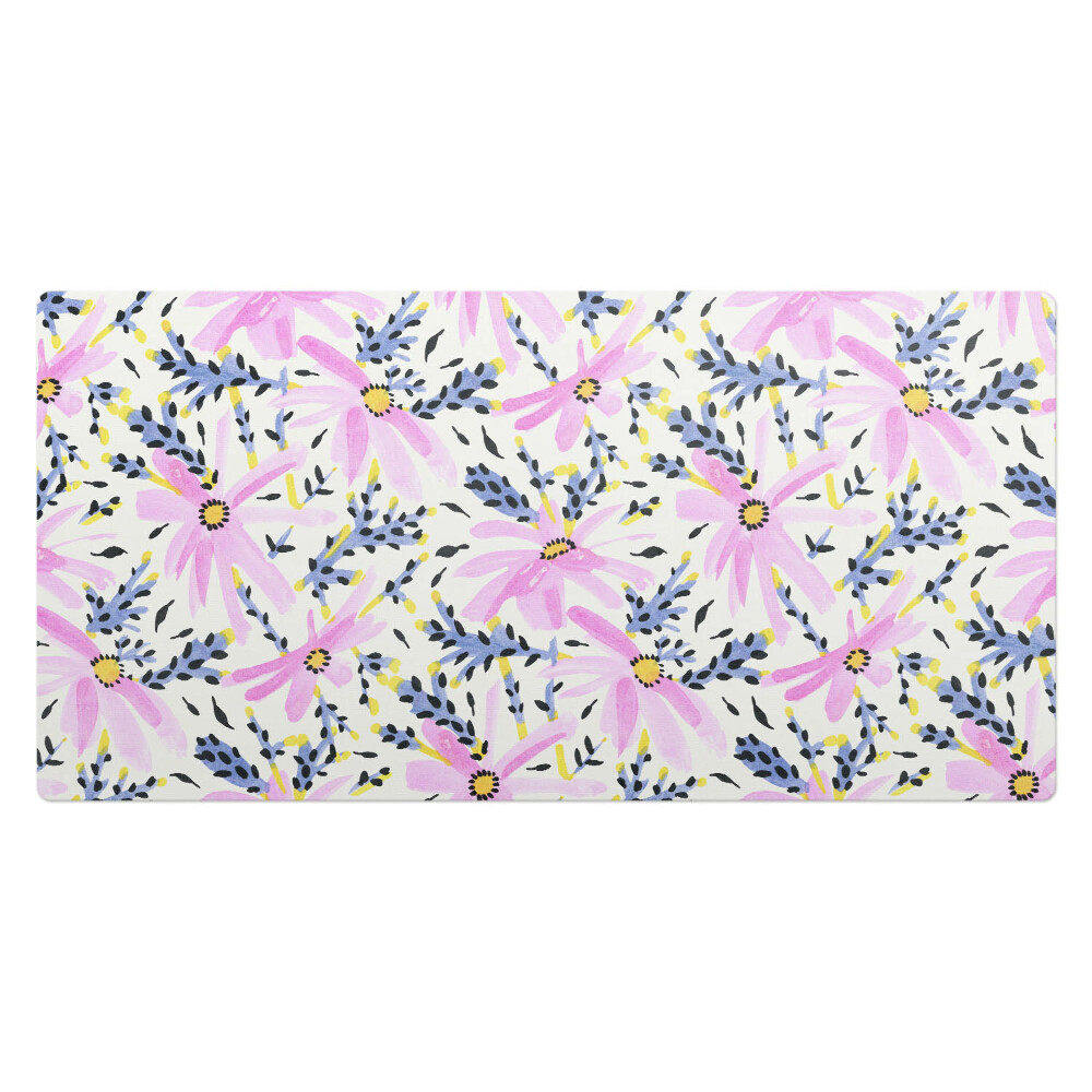 Podkładka na całe biurko Kwiatowy wzór pastelowy