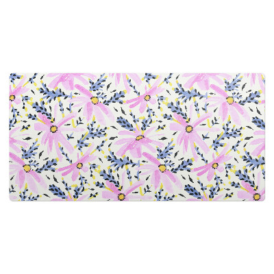 Podkładka na całe biurko Kwiatowy wzór pastelowy