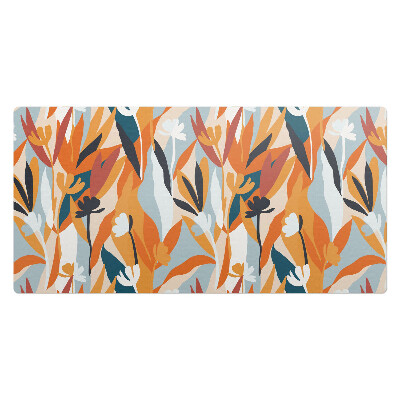 Duża podkładka na biurko dla dzieci Abstrakcyjne liście