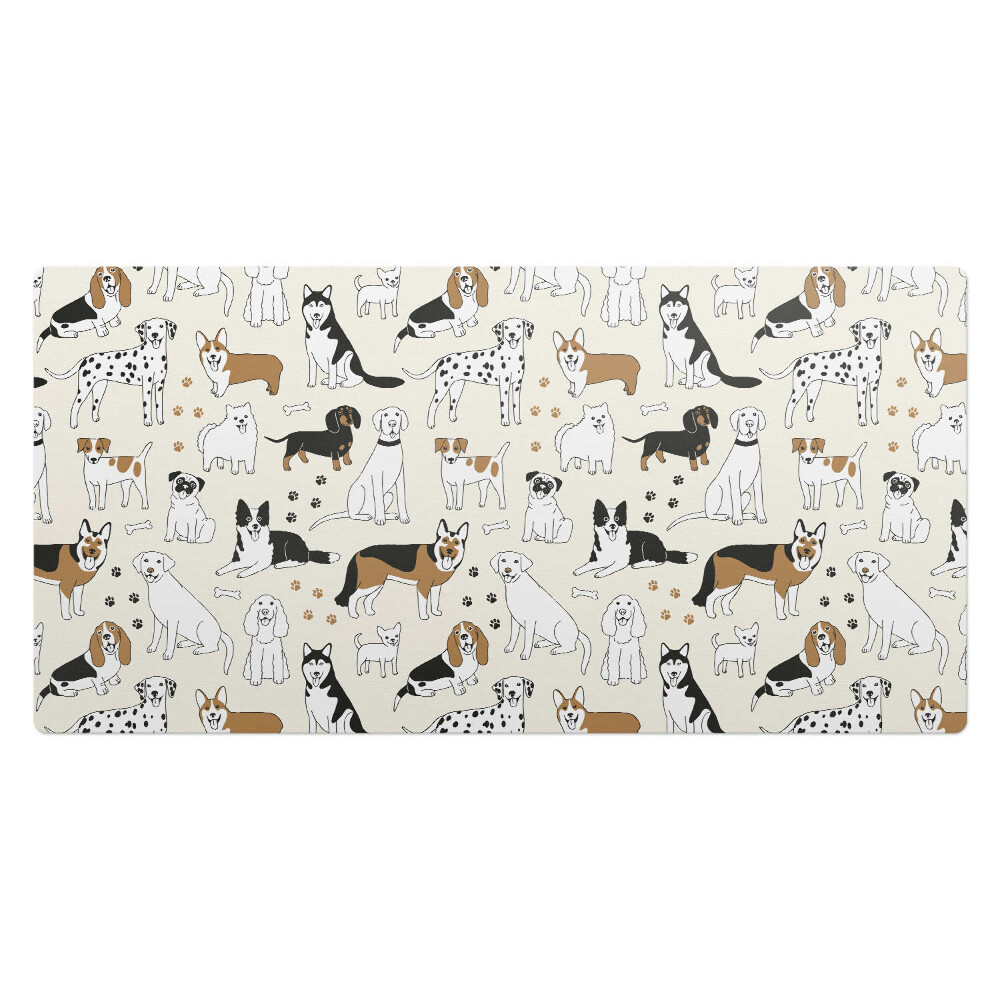 Podkładka na całe biurko Wzór z psami