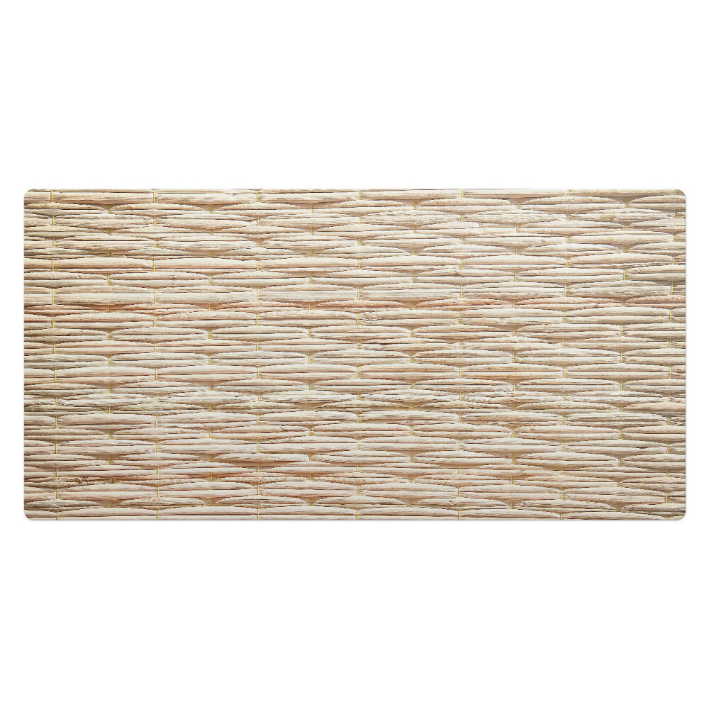 Duża podkładka na biurko Plecionka naturalna