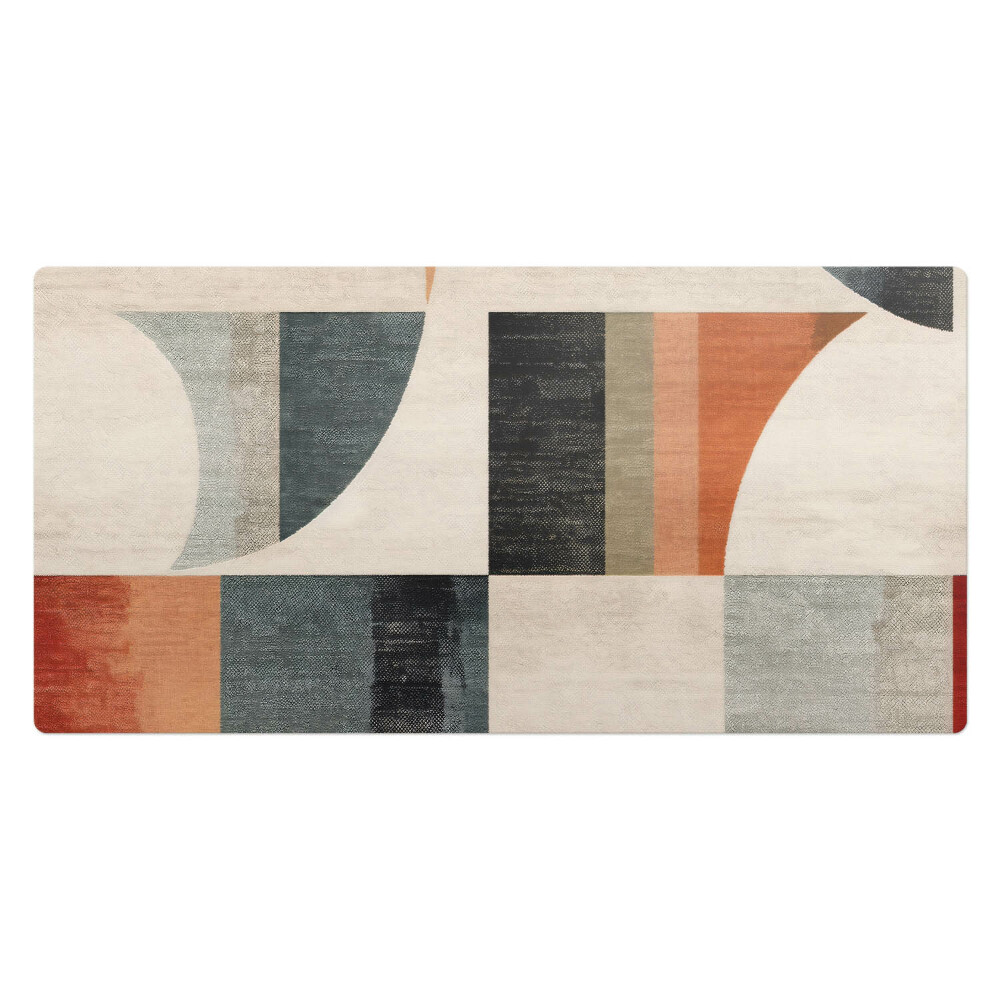 Mata na biurko Geometryczne formy retro