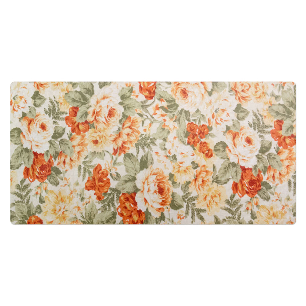 Duża podkładka na biurko dla dzieci Kwiatowy wzór vintage