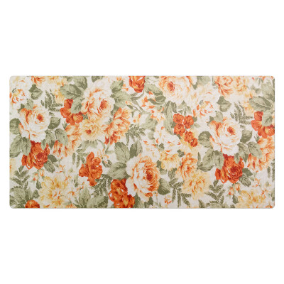 Duża podkładka na biurko dla dzieci Kwiatowy wzór vintage