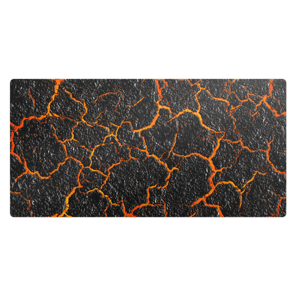 Mata na biurko Pęknięta lawa