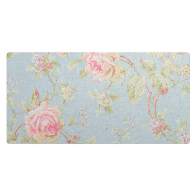 Mata na biurko Kwiaty na pastelowym tle