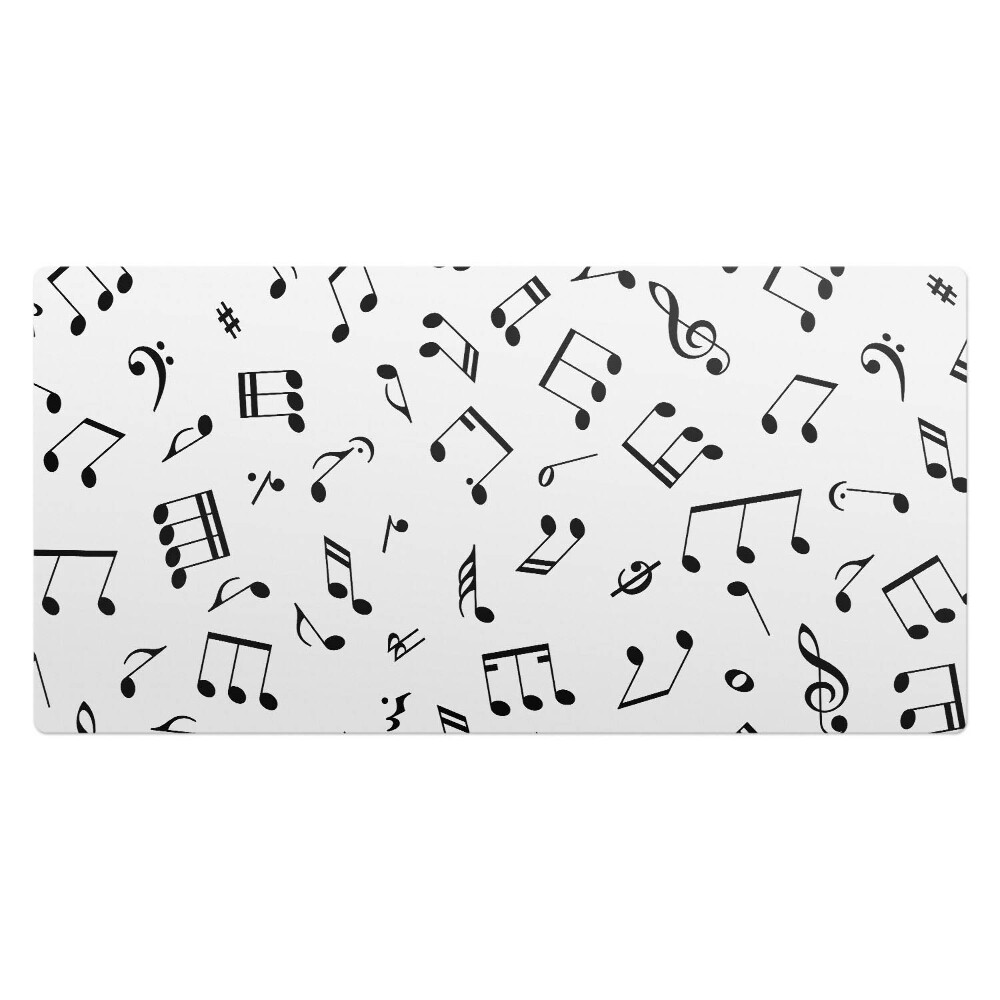 Podkładka na całe biurko Muzyczne nuty wzór