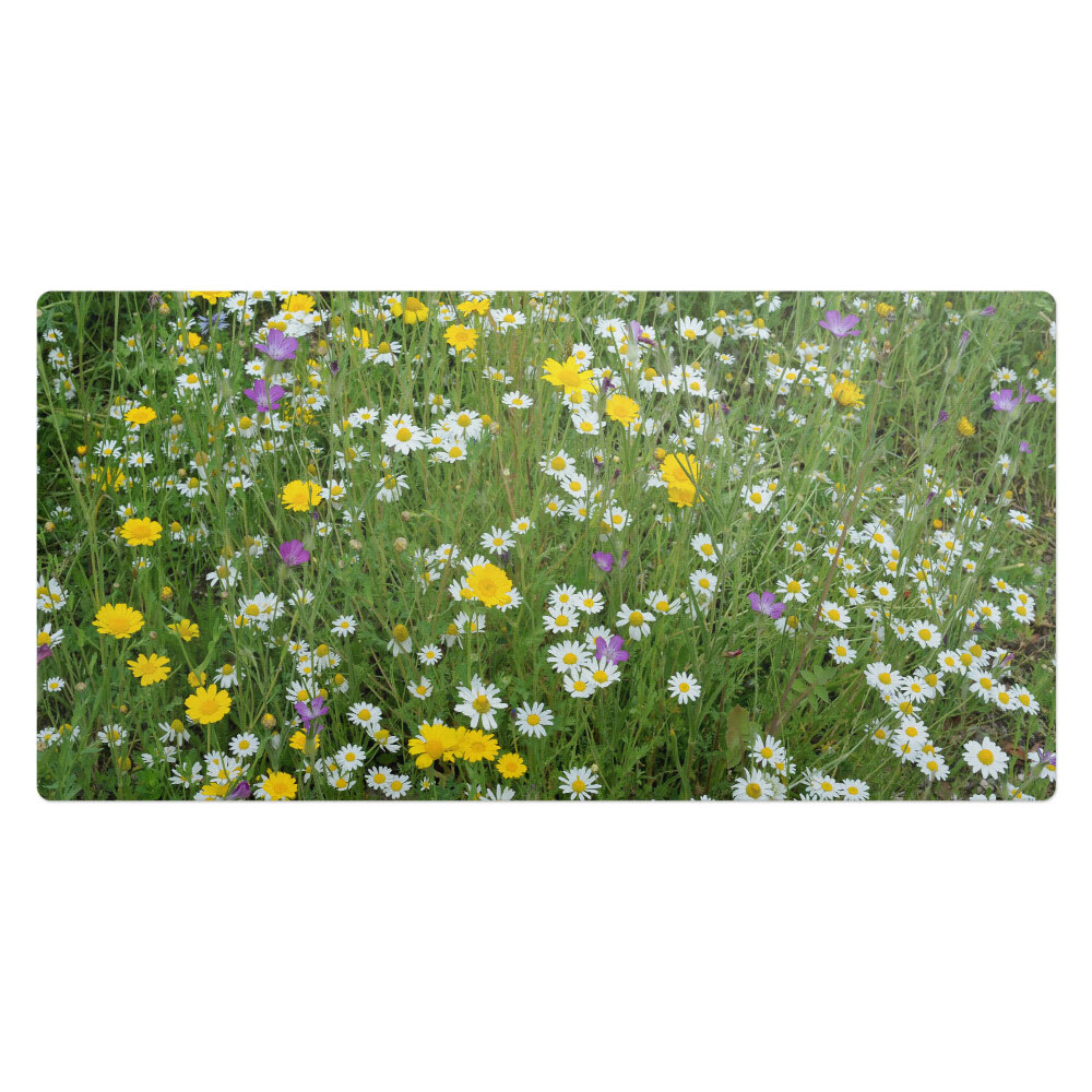 Duża podkładka na biurko dla dzieci Kwiecista łąka