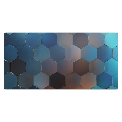 Podkład ochronny na biurko Hexagonal gradient