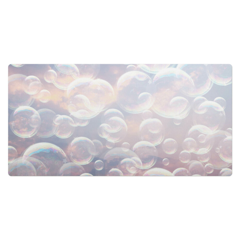 Mata ochronna na biurko Bańki mydlane w chmurach