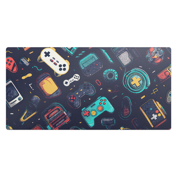 Podkład ochronny na biurko Retro gry wzory