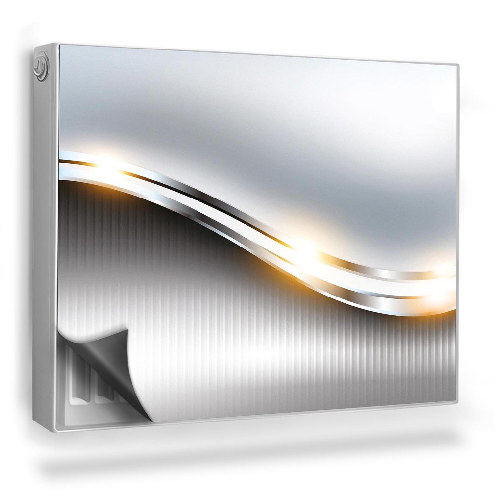 Mata magnesowa na kaloryfer Abstrakcyjna lśniąca kompozycja geometria