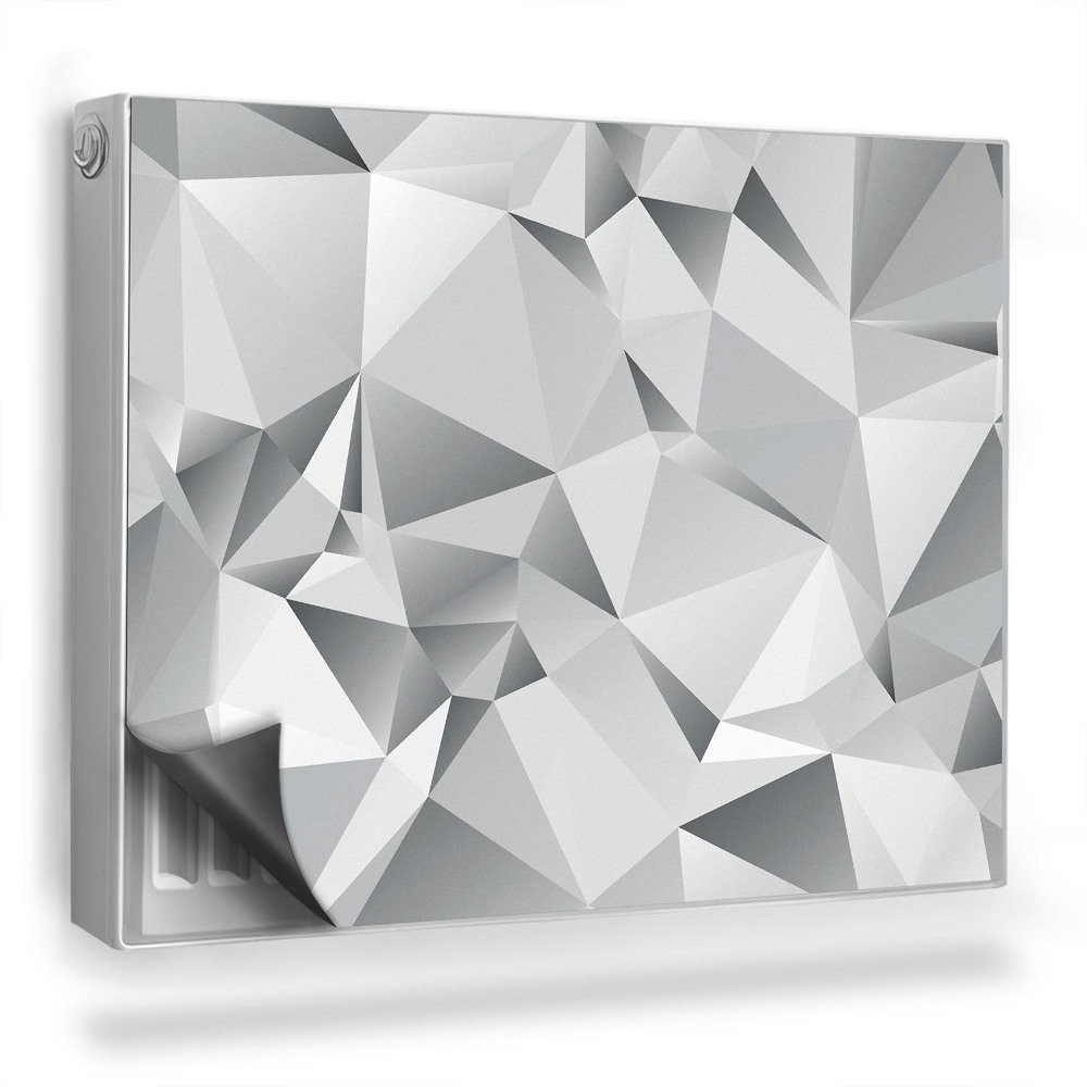 Mata magnetyczna na grzejnik Geometryczna, abstrakcyjna kompozycja