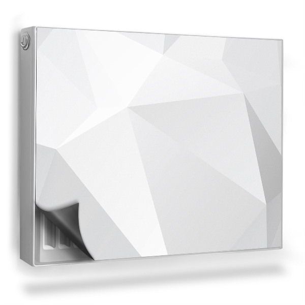 Mata magnetyczna na grzejnik Abstrakcyjne origami, kompozycja geometrii